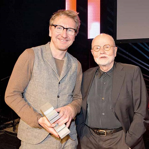 Viele Schauspieler (hier Schauspieler ­Bernhard Keller) kamen in 10 Jahren zum Filmpreis nach Neunkirchen